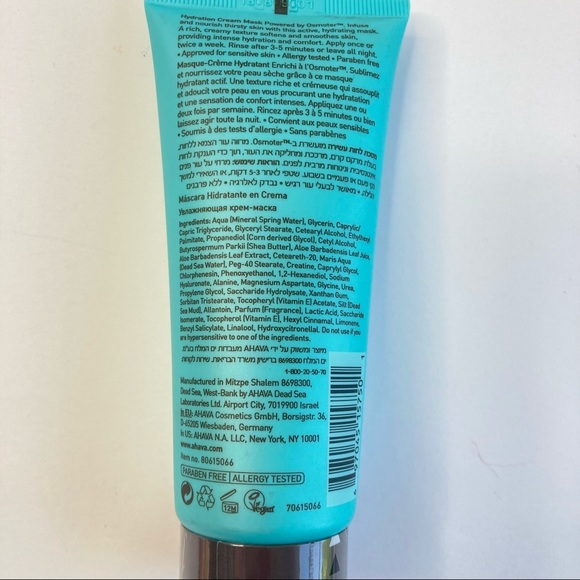 AHAVA Dead Sea Mineral Hydration Cream Mask Full Size 3.4 fl oz New SEALED - Picture 7 of 11